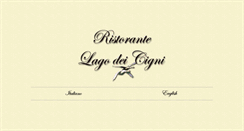 Desktop Screenshot of lagodeicigni.it